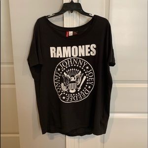 Oversized Ramones Band Tee